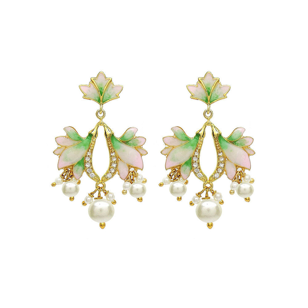 Divino The Dainty Bloom Multi-Color Earrings