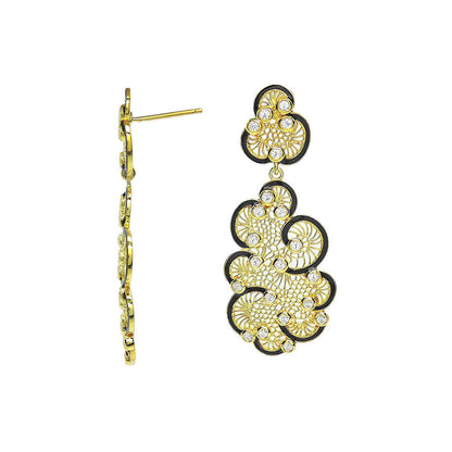 Divino Gold Night Pixie Danglers