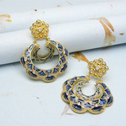 Divino The Blue Velvet Box Danglers
