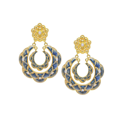 Divino The Blue Velvet Box Danglers