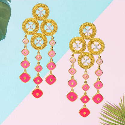 Divino French 751 Pink Danglers