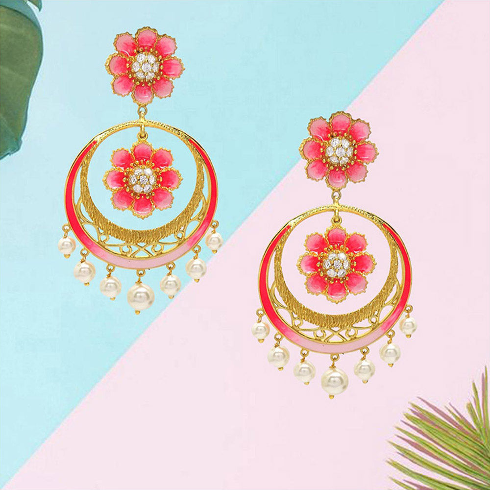 Divino Pink Seduction Danglers