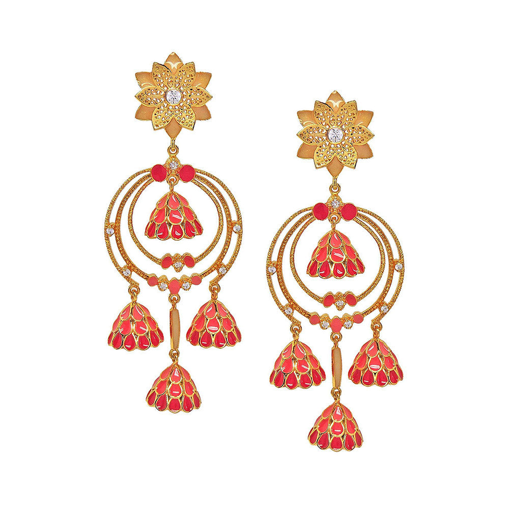 Divino Pink Desire Danglers