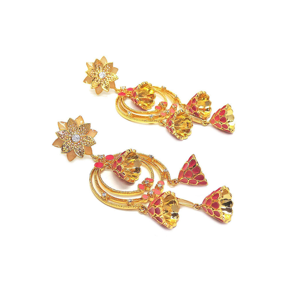 Divino Pink Desire Danglers