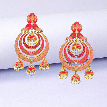 Divino Pink Royal Robes Earrings