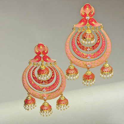 Divino Pink Royal Robes Earrings