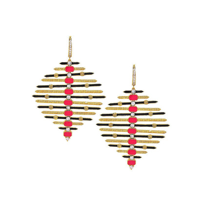 Divino Cool Waves Dangler Earrings