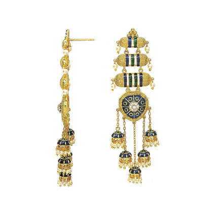 Divino Blue Silky Willy Earrings