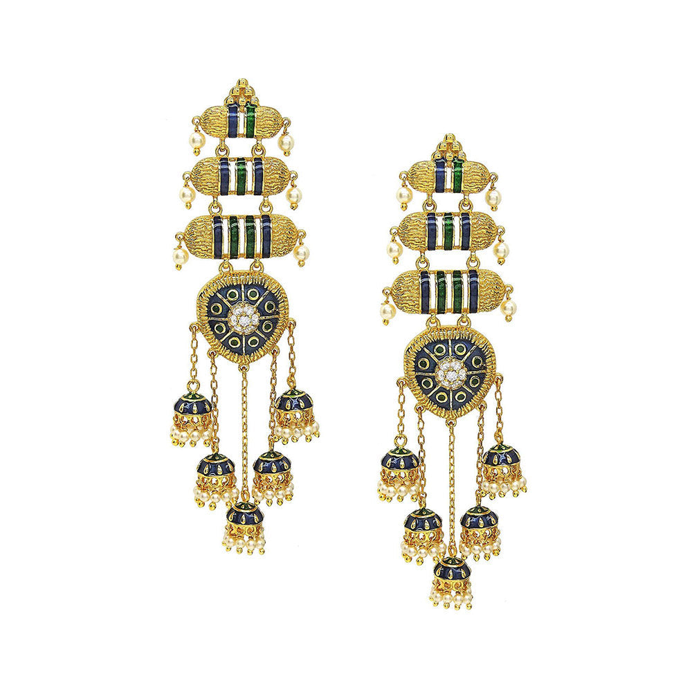 Divino Blue Silky Willy Earrings