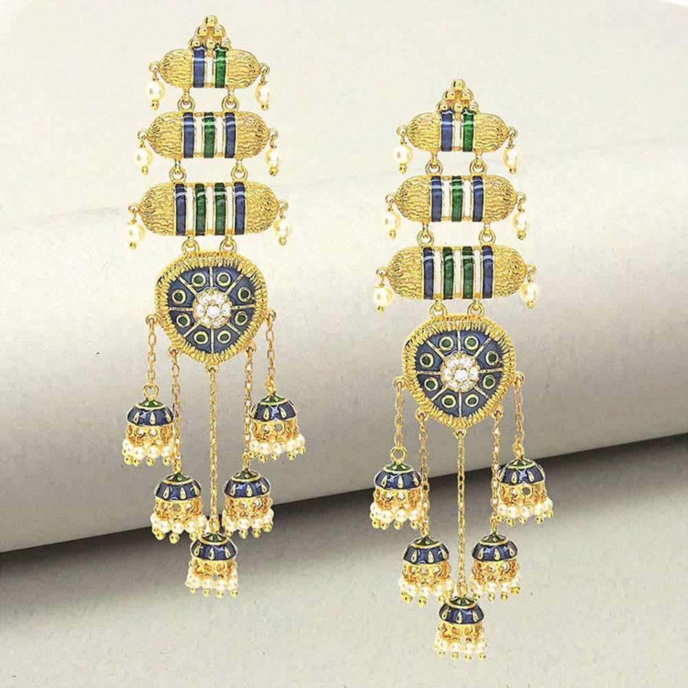 Divino Blue Silky Willy Earrings
