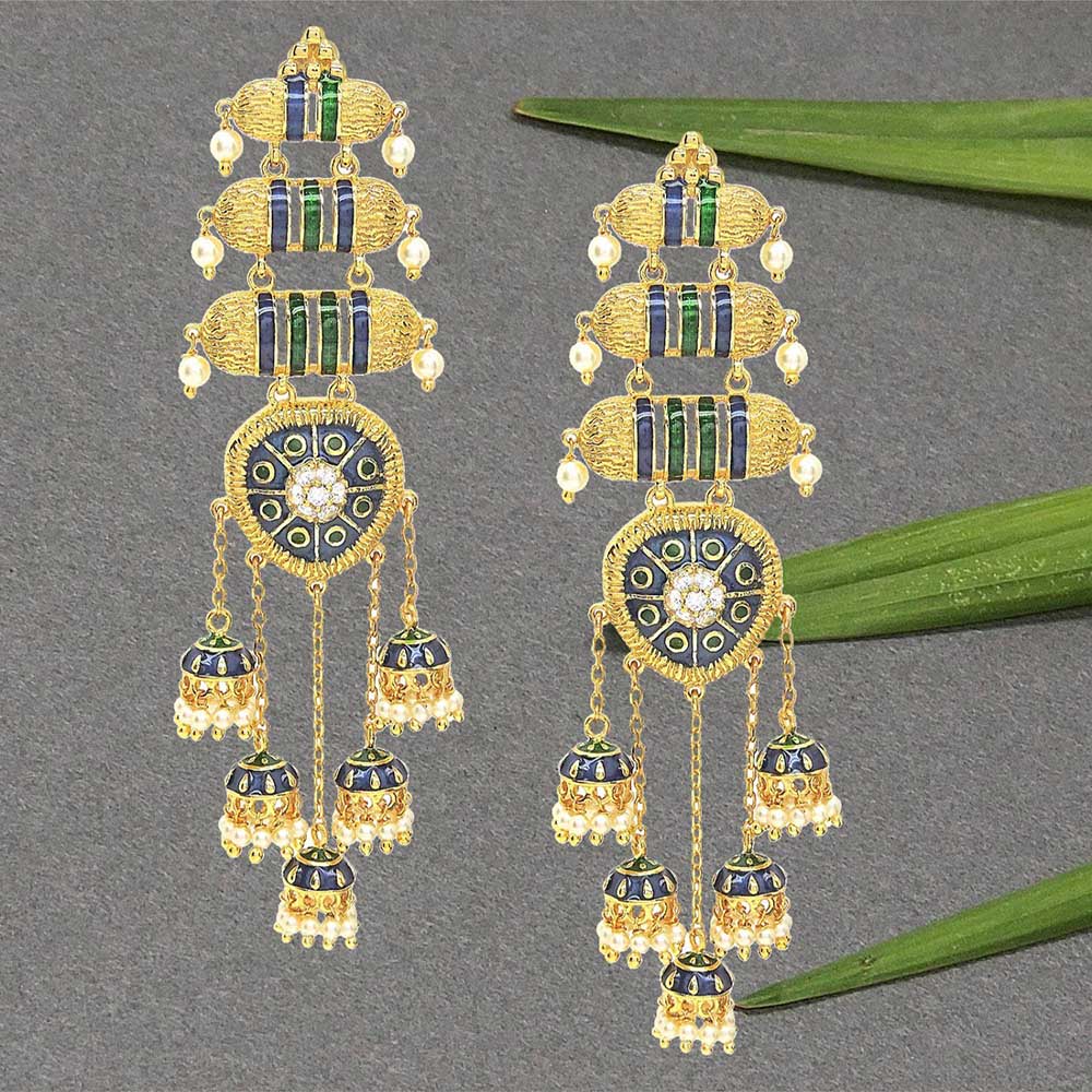Divino Blue Silky Willy Earrings