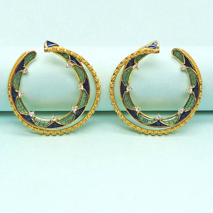 Divino Jade Isle Green & Blue Hoops