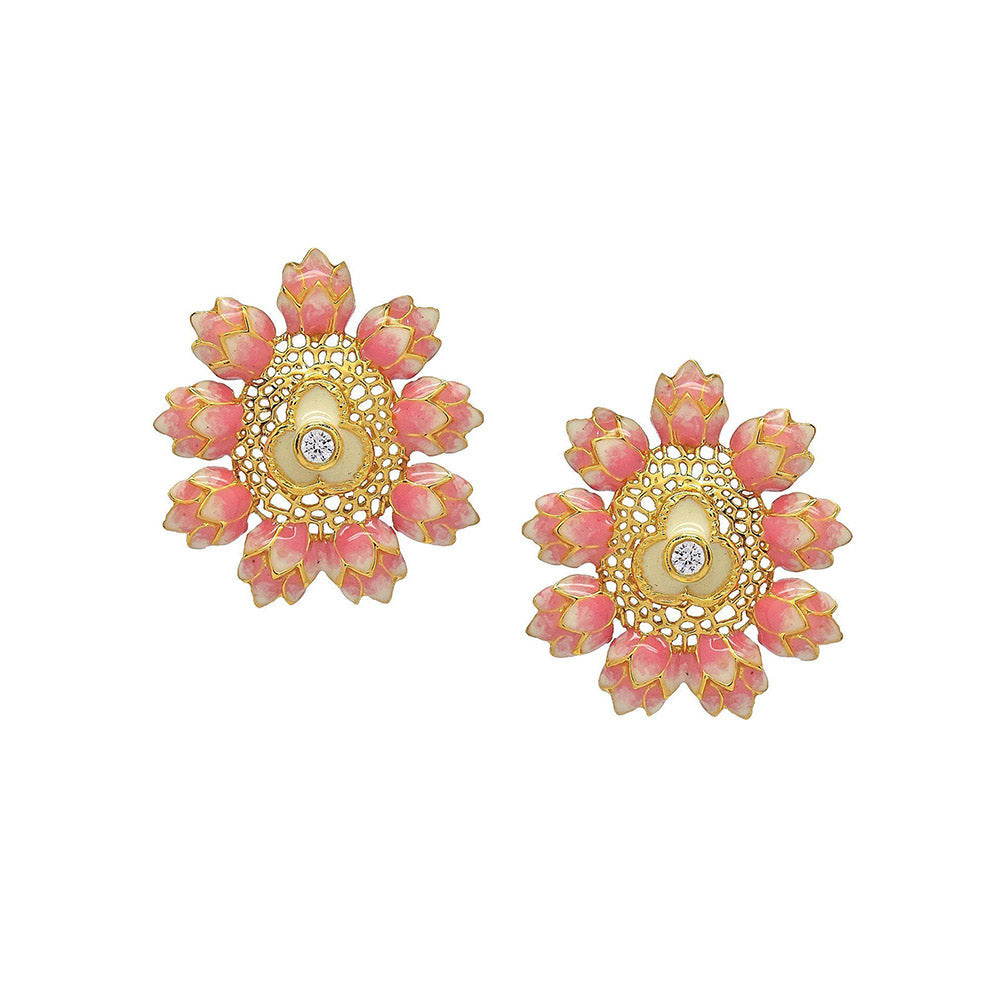 Divino Pink Warm Blush Studs