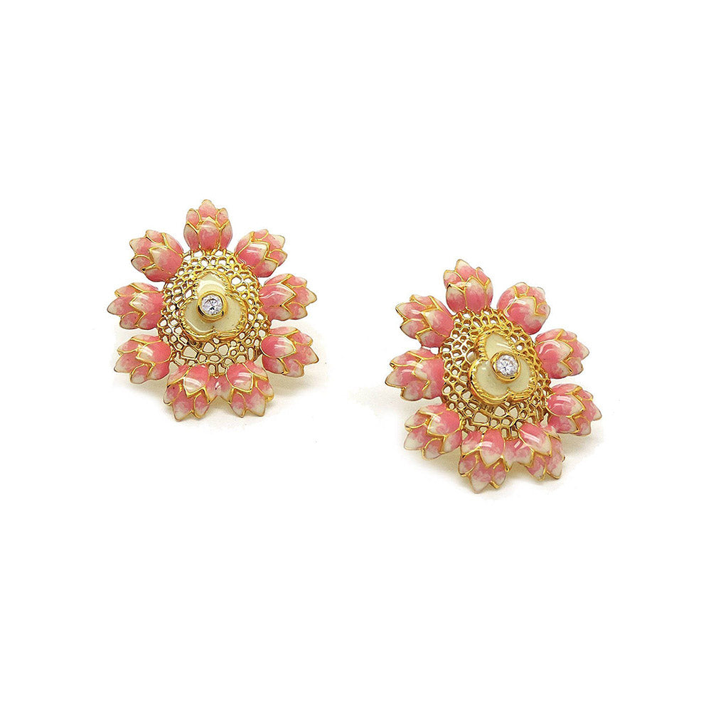 Divino Pink Warm Blush Studs
