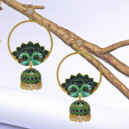 Divino Wrapped In Love Multi-Color Dangler Jhumkis