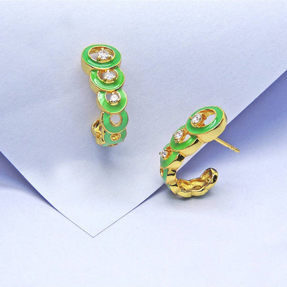 Divino Green Delights Half Hoops