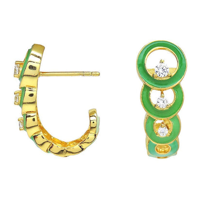 Divino Green Delights Half Hoops