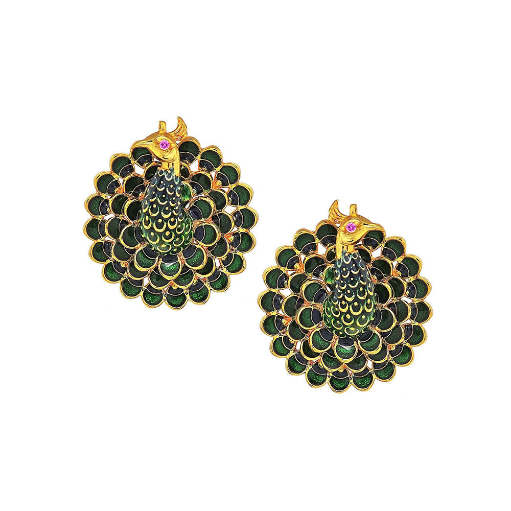Divino Classy Claire Green Studs