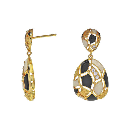 Divino Black & White Vanilla Nights Danglers