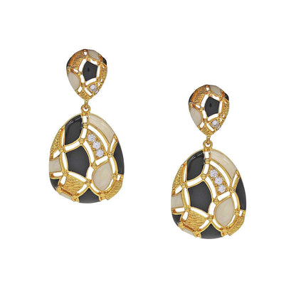 Divino Black & White Vanilla Nights Danglers