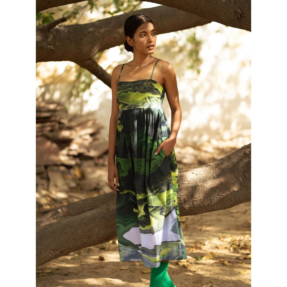 Doodlage Ella Green Dress