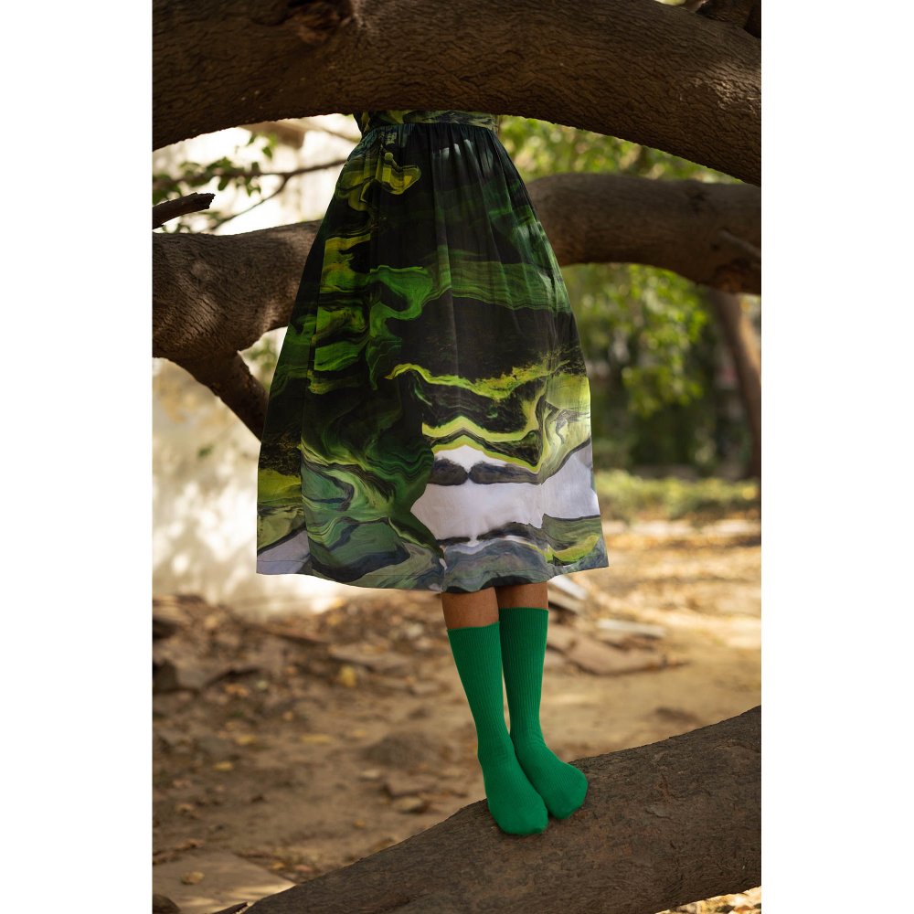 Doodlage Ella Green Dress