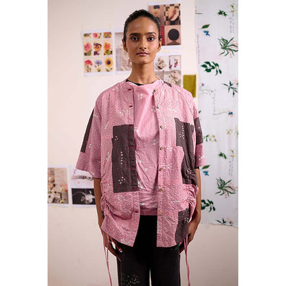 Doodlage Unisex Pink Organic Cotton Jacket