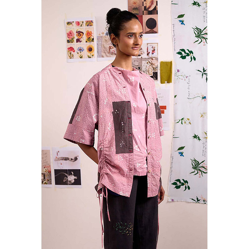 Doodlage Unisex Pink Organic Cotton Jacket