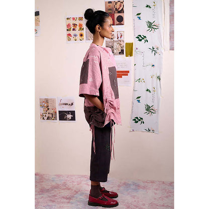 Doodlage Unisex Pink Organic Cotton Jacket