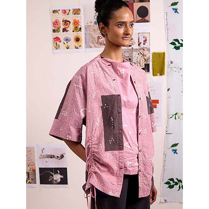 Doodlage Unisex Pink Organic Cotton Jacket