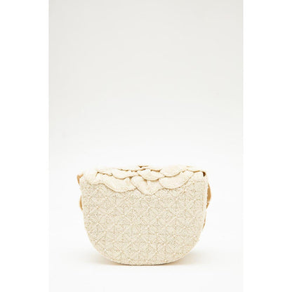 DOUX AMOUR Coco Ivory Embellished Clutch
