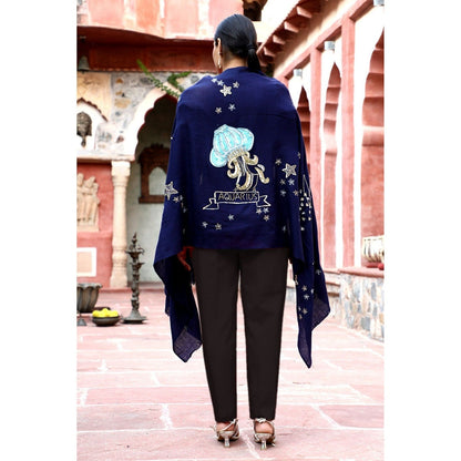 Dusala India Aquarius Sequence Pipe Work and Thread Work Stole