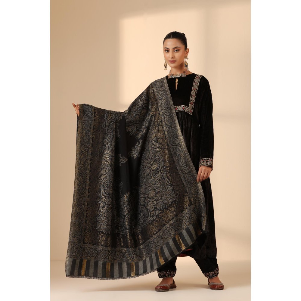Dusala India Tori Cashmere Fine Wool Shawl