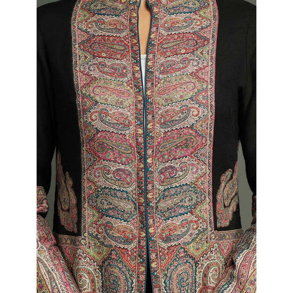 Dusala India Antique Jamawar Pashmina Multi-Color Shrug