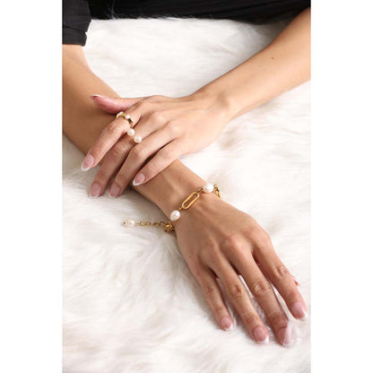 Dusala India White Everyday Elegance Bracelet