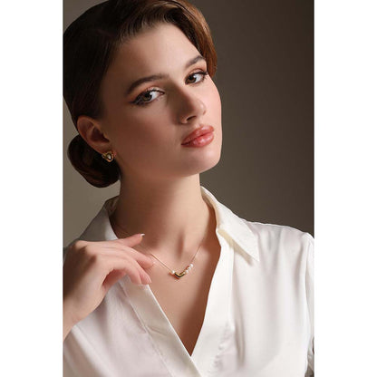 Dusala India White Heart Celebration Necklace