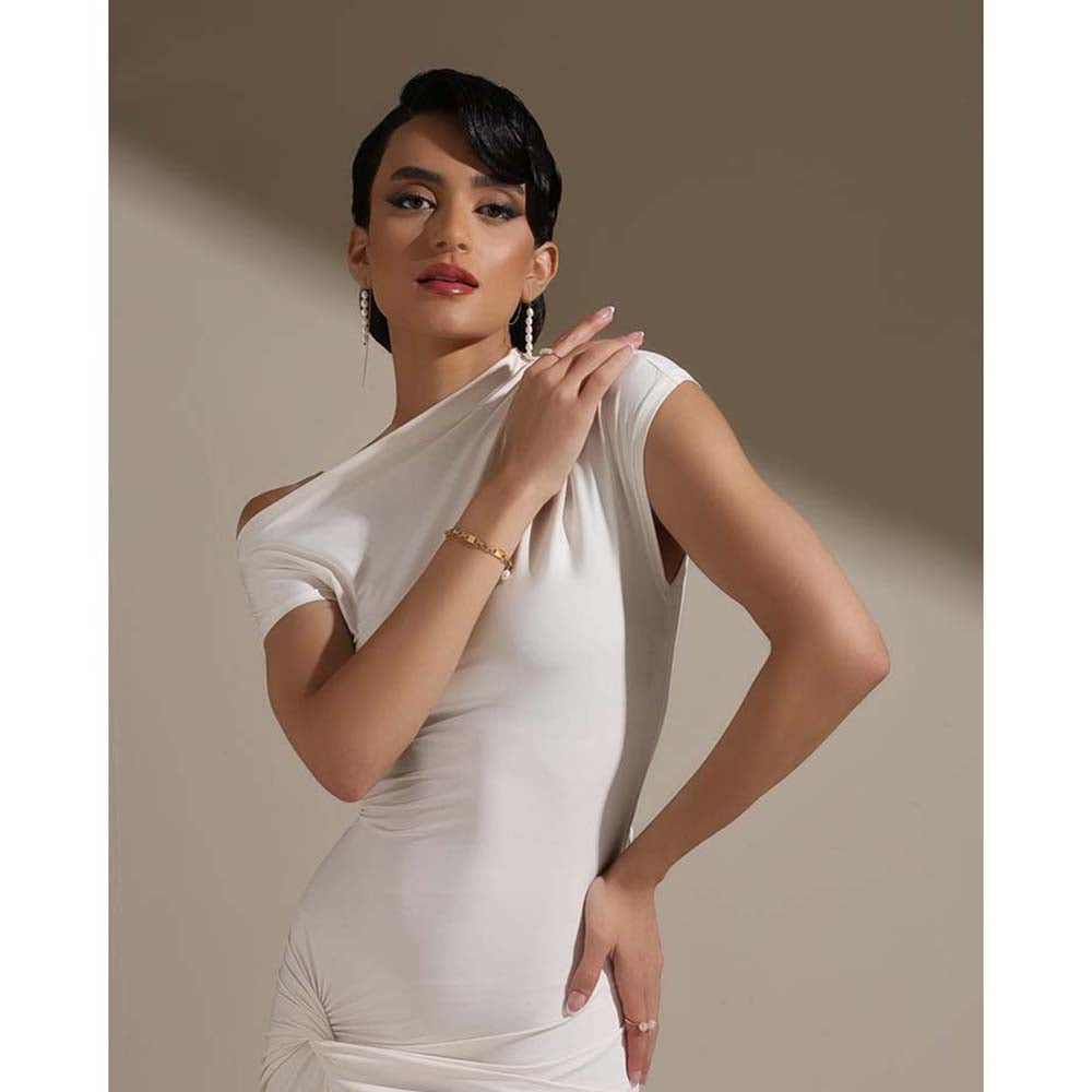 Dusala India White Minimalist Radiance Bracelet