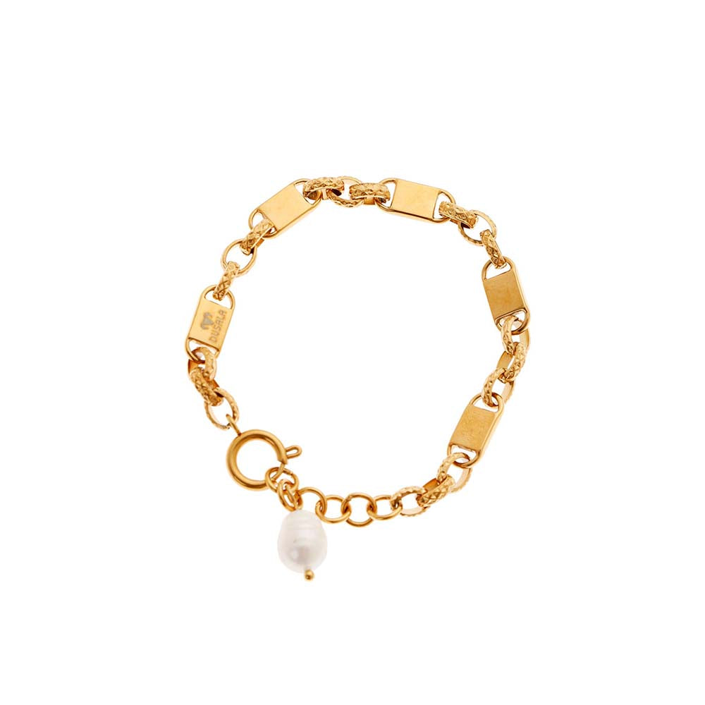 Dusala India White Minimalist Radiance Bracelet