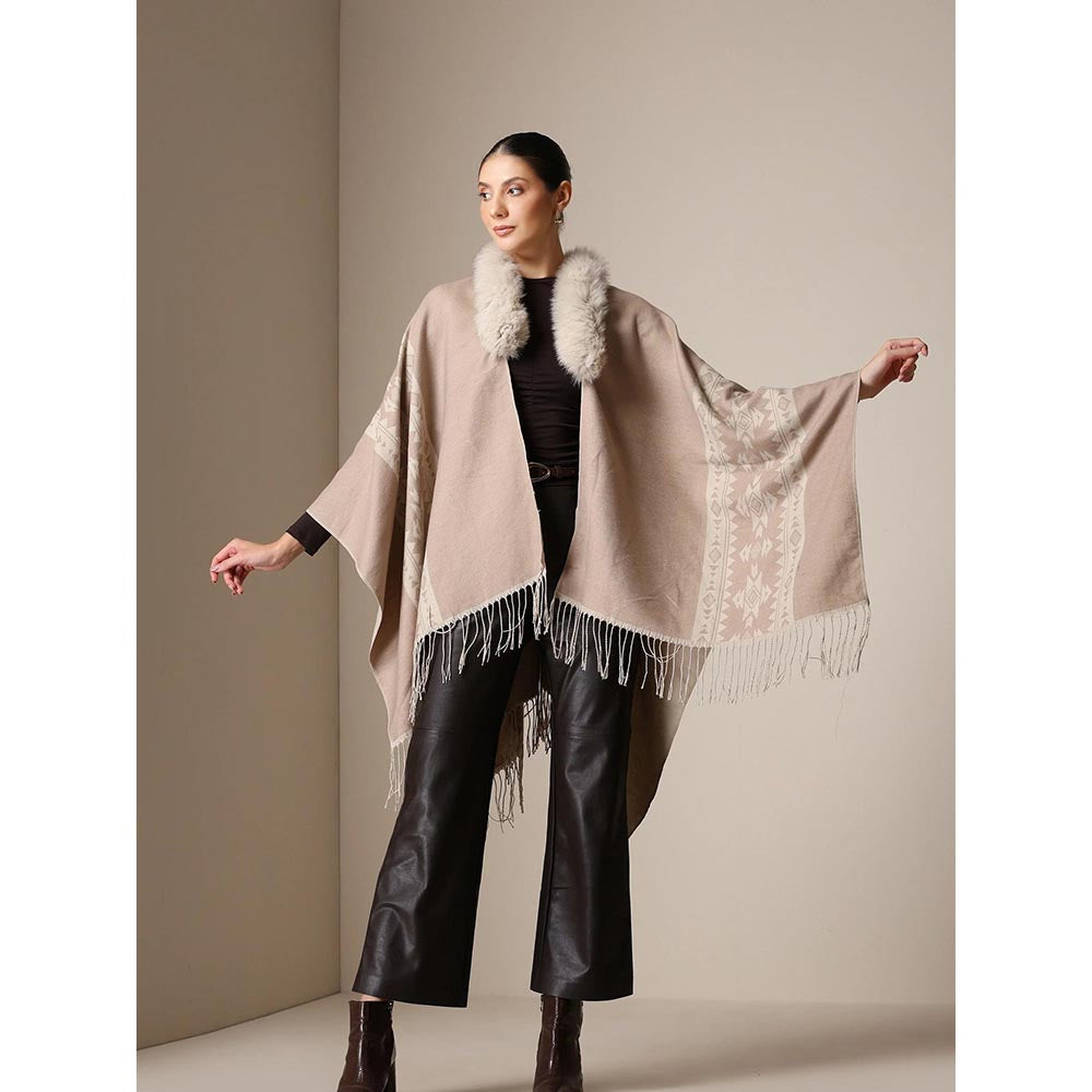 Dusala India Dusala Vegan Fur Cape