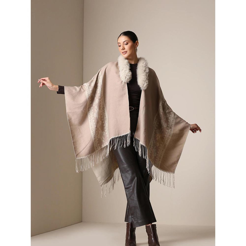 Dusala India Dusala Vegan Fur Cape