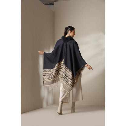 Dusala India Dusala Arctic Dune Vegan Fur Cape