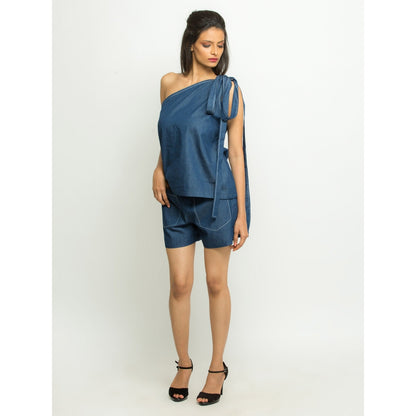 Echke Denim Co-Ord (Set of 2)