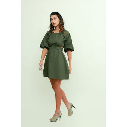 Echke Dress With Side Mid-Riff Opening