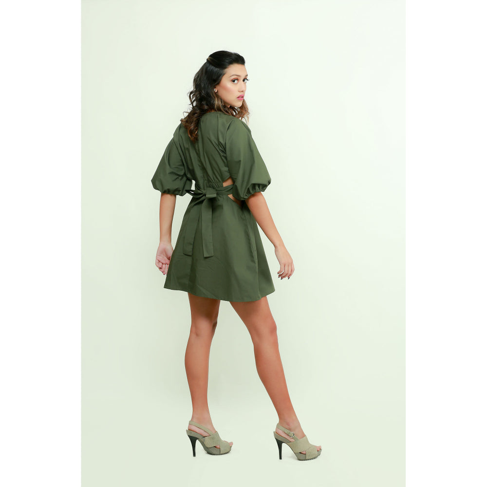 Echke Dress With Side Mid-Riff Opening