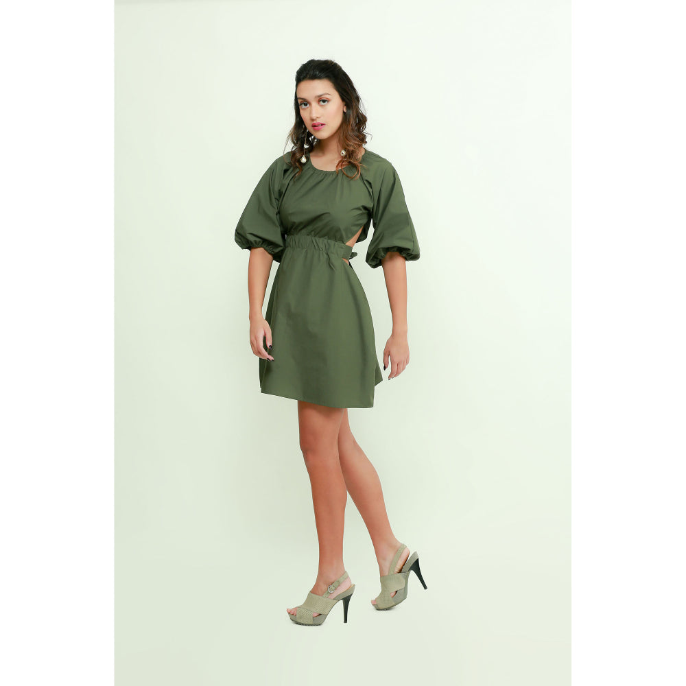 Echke Dress With Side Mid-Riff Opening