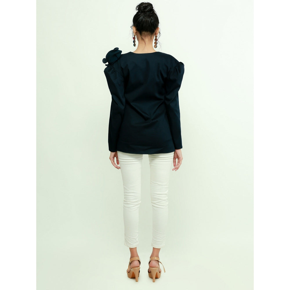 Echke Top With One Shoulder Feature