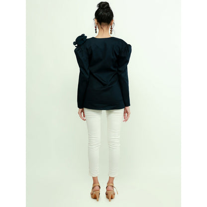 Echke Top With One Shoulder Feature