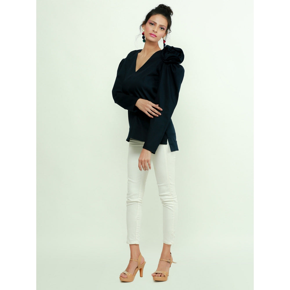 Echke Top With One Shoulder Feature