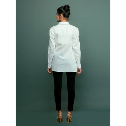 Echke Shirt With Tie-Up Feature