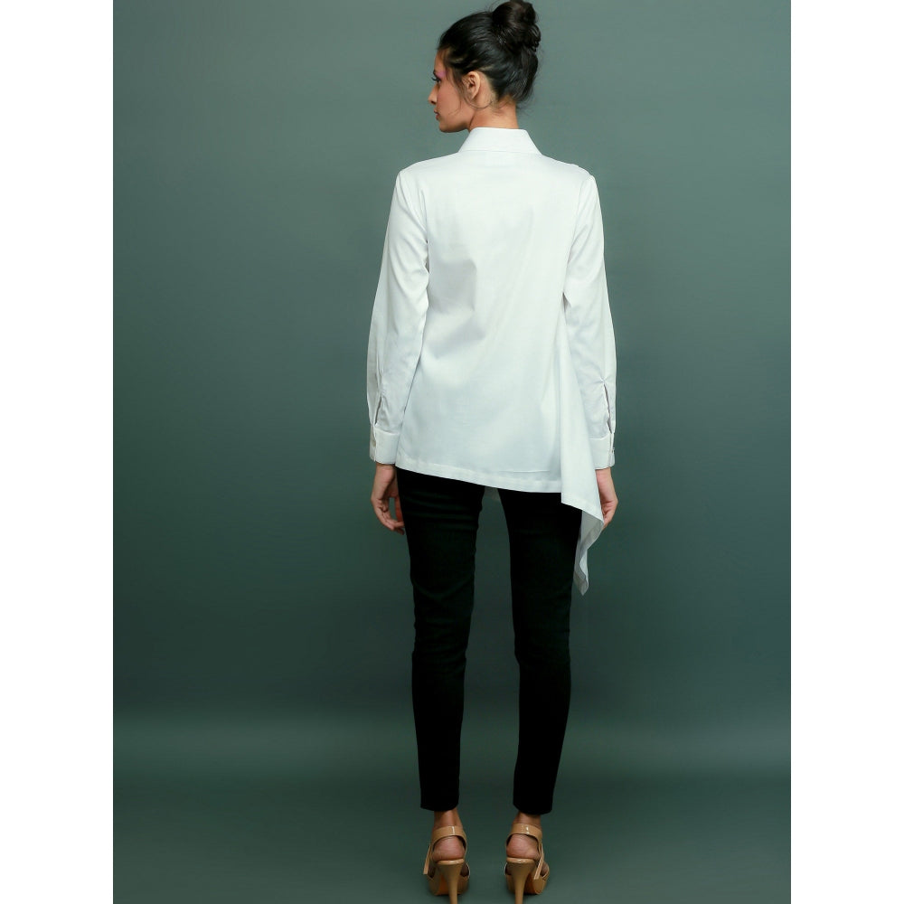 Echke Shirt With Criss Cross Feature